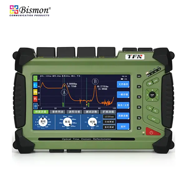 F4-Series Compact OTDR 8inch LCD SM/MM 850/1300/1310/1550nm(26/30/37/35)